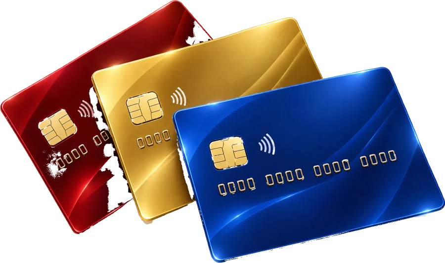Credit and debit cards